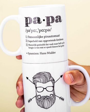 Gepersonaliseerde Mok Definitie Papa
