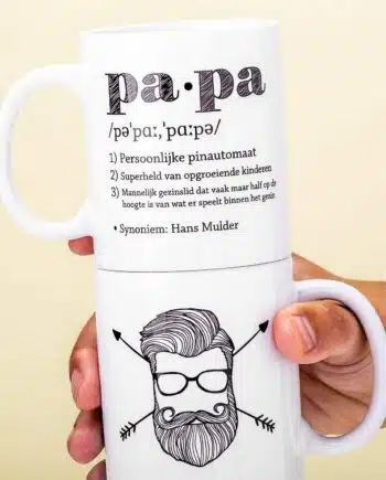 Gepersonaliseerde Mok Definitie Papa