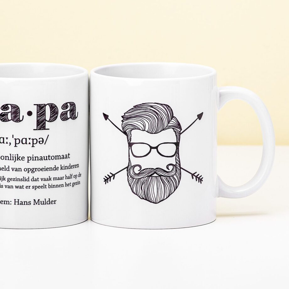 Gepersonaliseerde Mok Definitie Papa