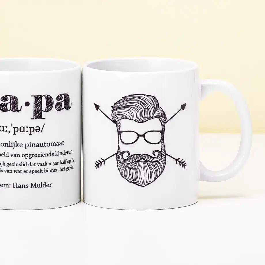 Gepersonaliseerde Mok Definitie Papa