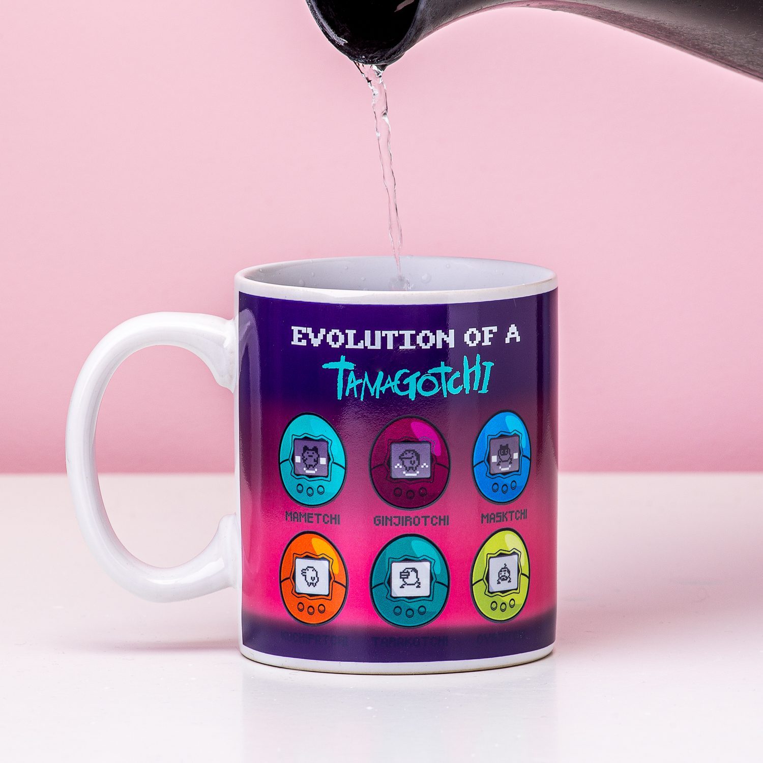 Tamagotchi Evolutie Warmtegevoelige Mok