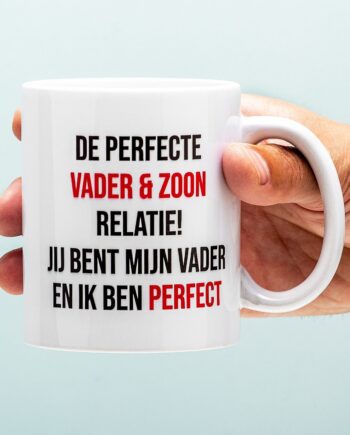 Perfecte Vader En Zoon Relatie Mok