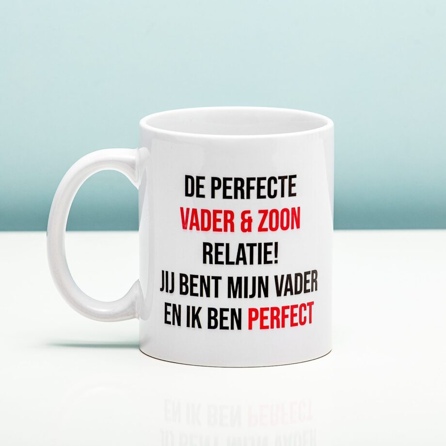 Perfecte Vader En Zoon Relatie Mok