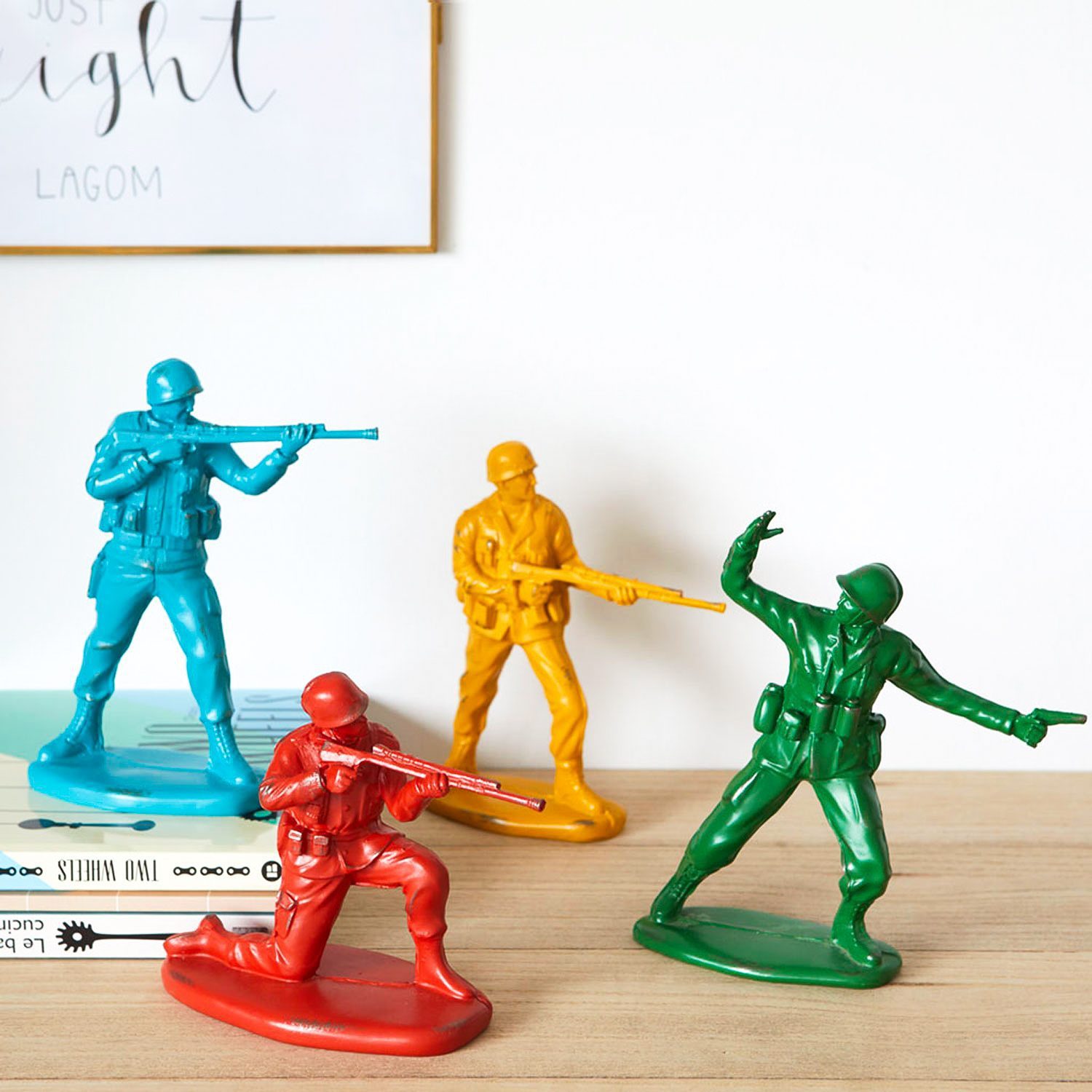 Balvi Decoratieve Speelgoedsoldaatjes (set Van 4)