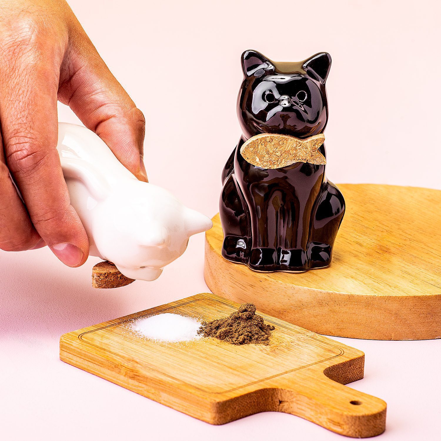 Fisura Huisdier Peper- En Zoutstel - Kat