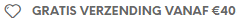 gratis verzending vanaf € 40,-