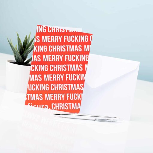 Fisura Merry Fucking Christmas kaart