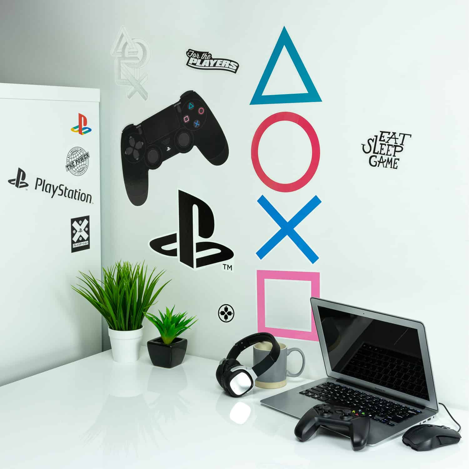 PlayStation Vinyl Muurstickers (set Van 22)