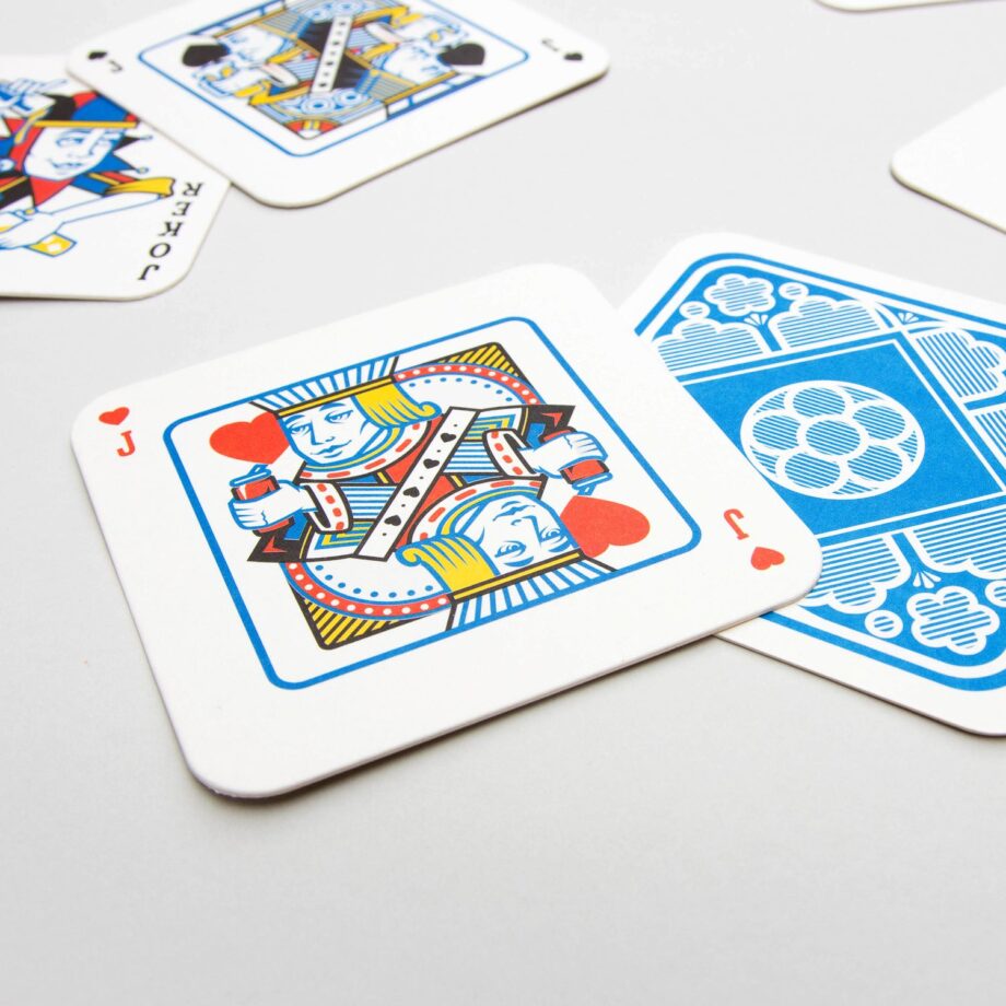 Speelkaart bierviltjes (set van 54)
