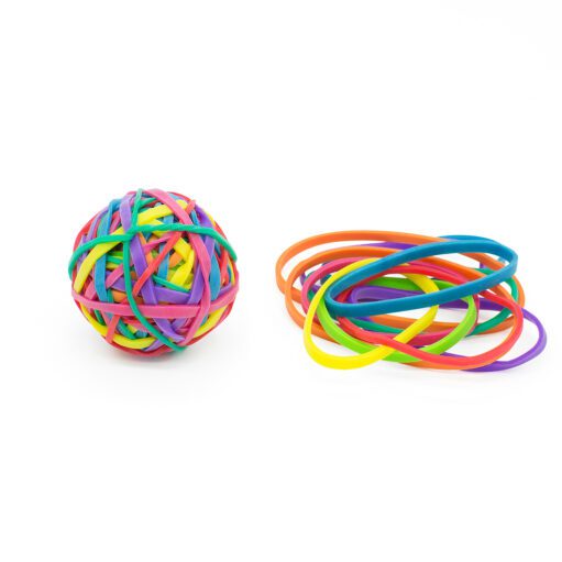 Regenboog elastiekjes (set van 48)