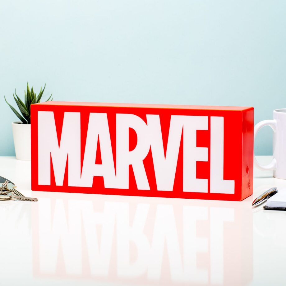 Marvel logo lamp