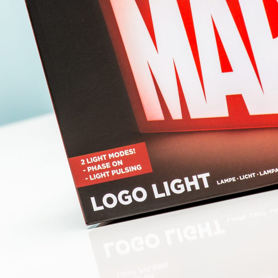 Marvel logo lamp