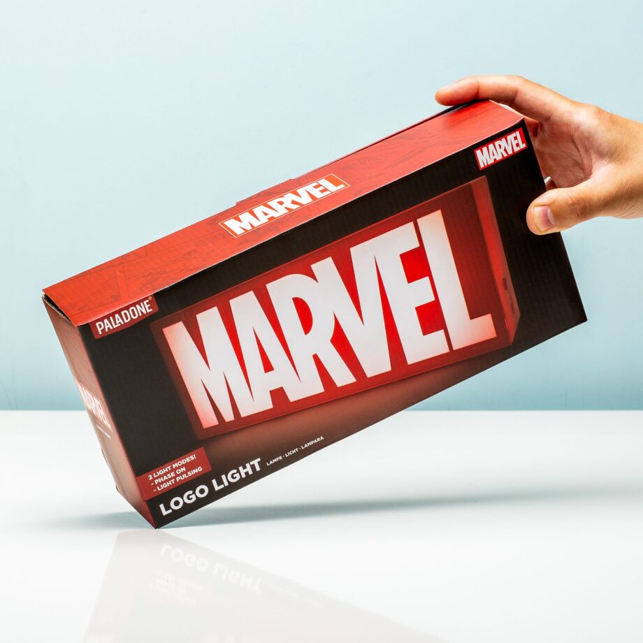 Marvel logo lamp