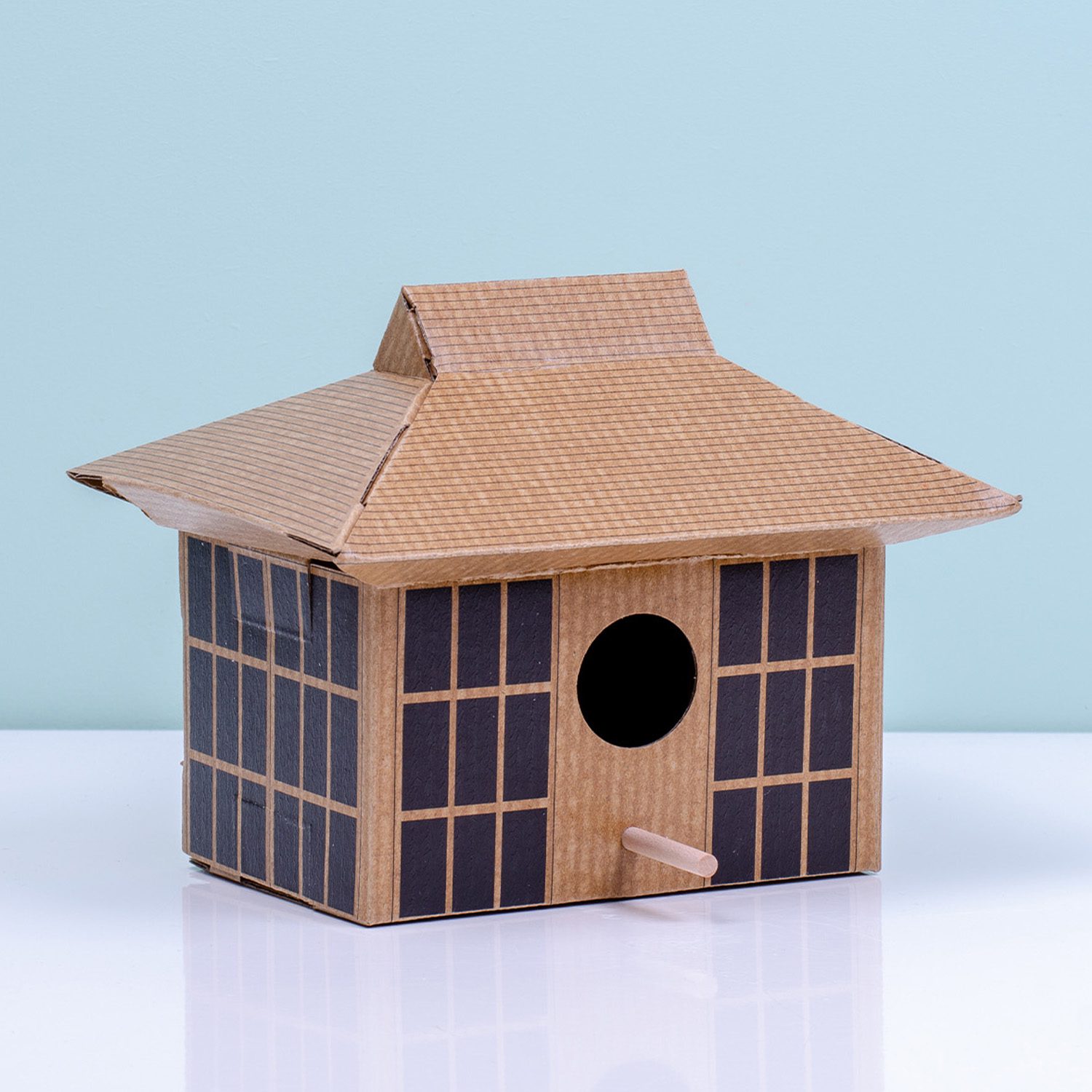 DIY Vogelhuisje Japans Theehuis