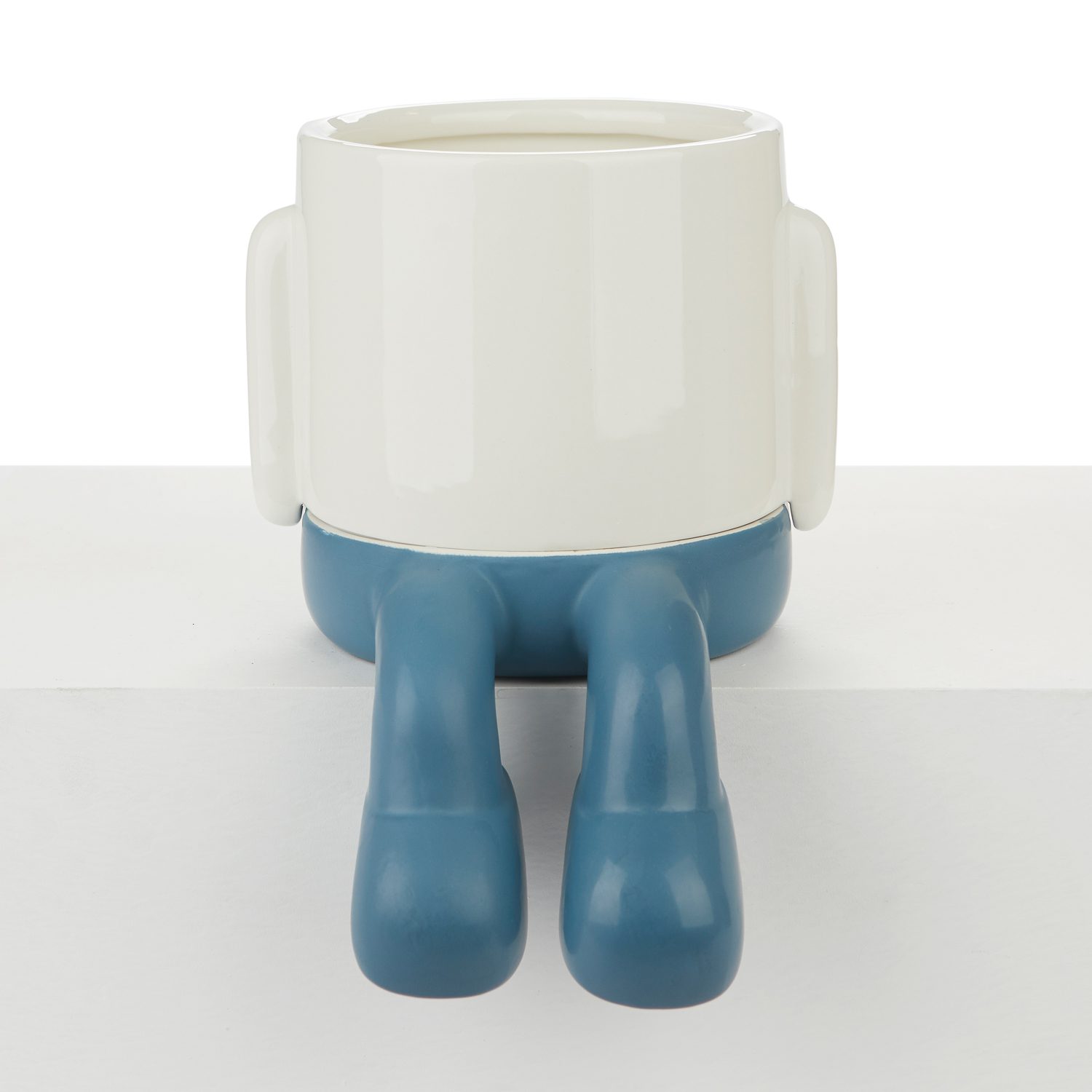 Mr. Dangly Bloempot - Blauw