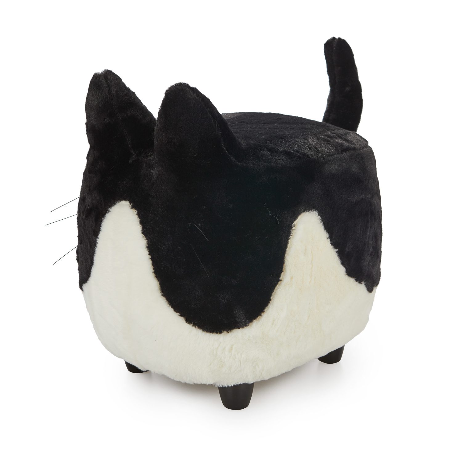 Poes Kinderkruk - Zwart/wit