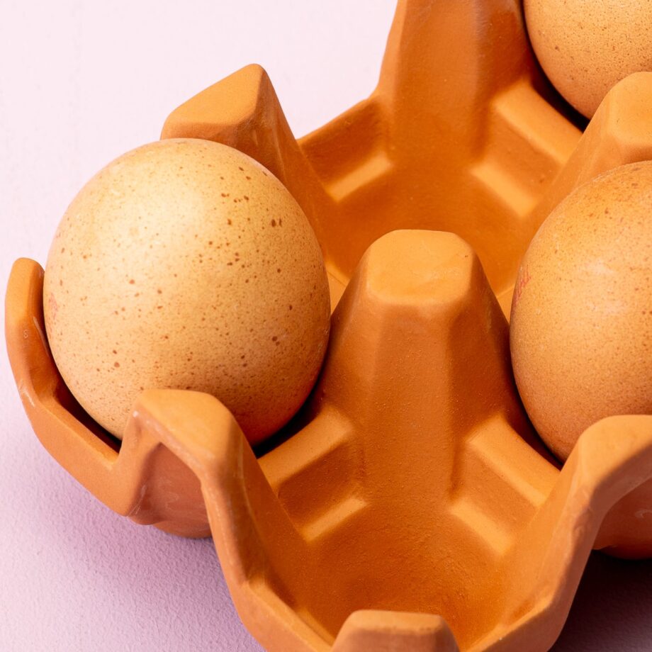 Terracotta eierhouder
