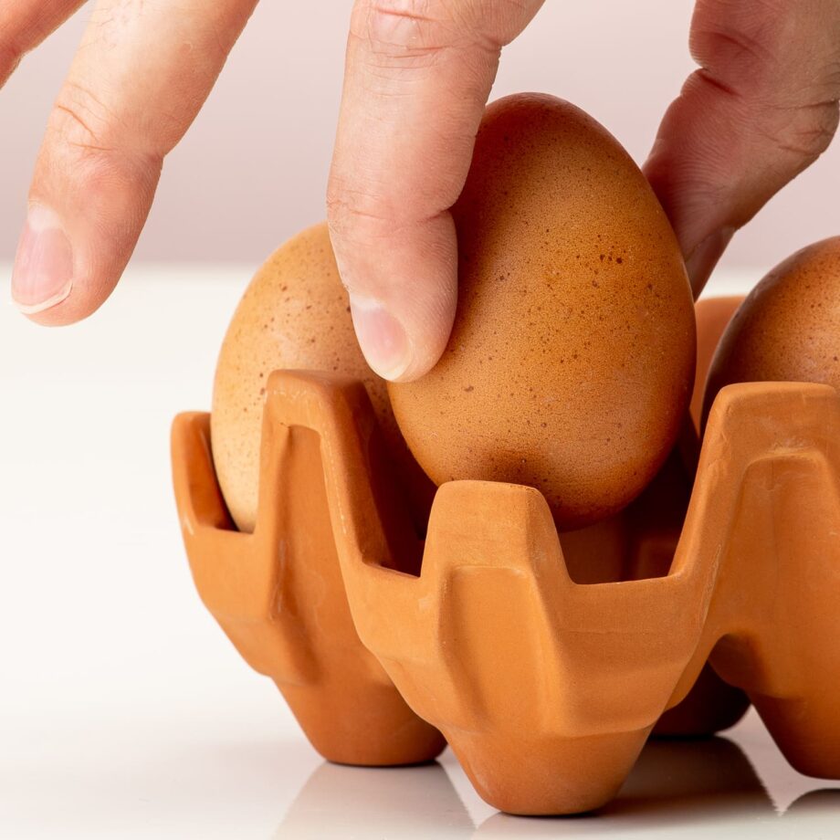 Terracotta eierhouder