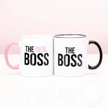 Baas mok - The Boss en The Real Boss (set van 2)