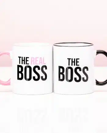 Baas mok - The Boss en The Real Boss (set van 2)