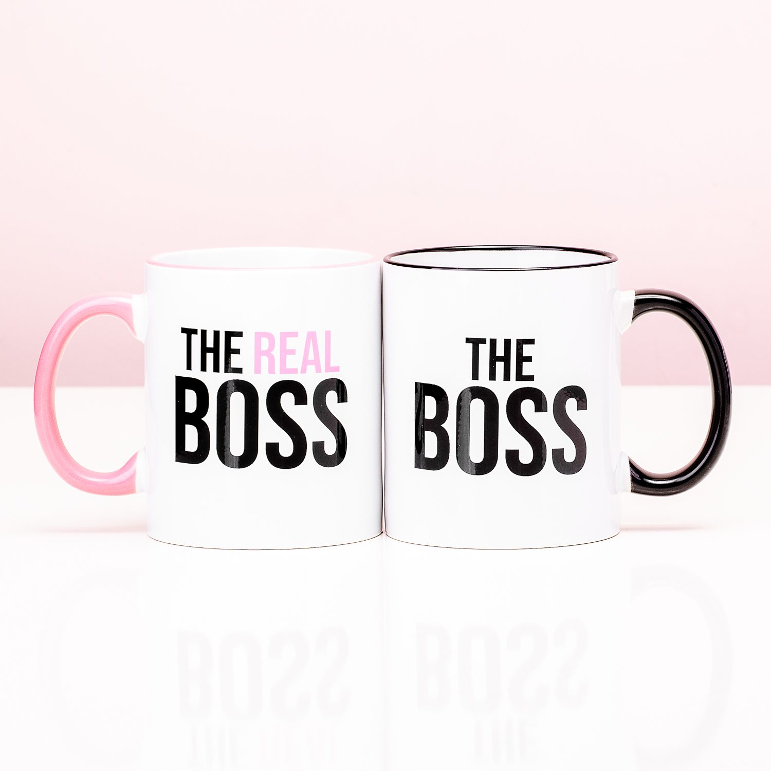 The Boss en The Real Boss mokken (set van 2)