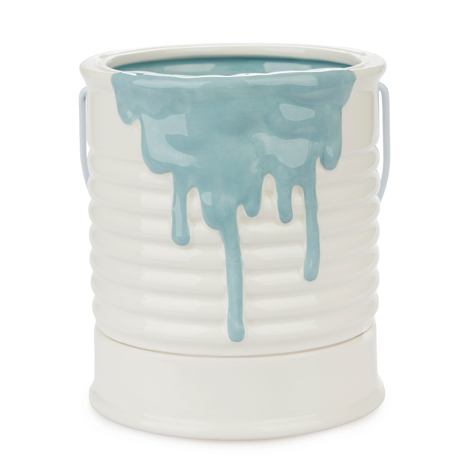 Verfpot Bloempot - Blauw/groot