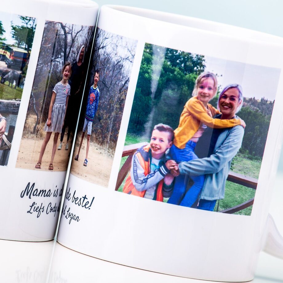 Gepersonaliseerde mok Mijn mama is de beste
