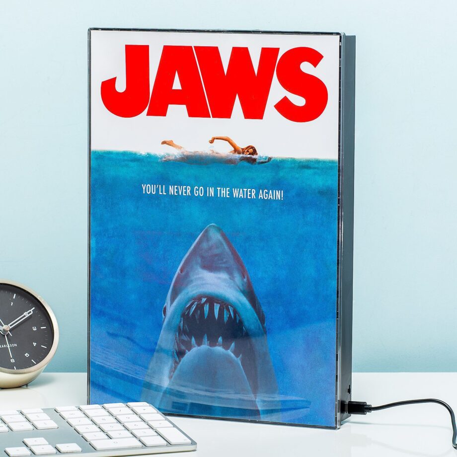 Jaws filmposter lamp