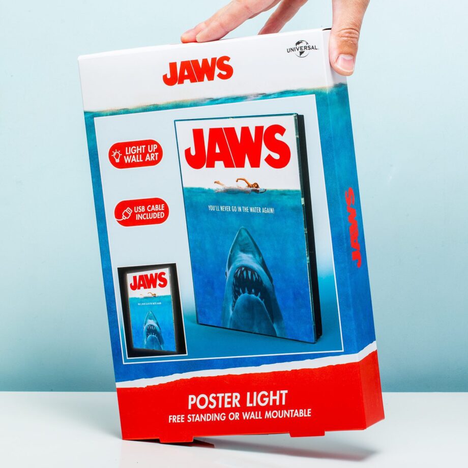 Jaws filmposter lamp