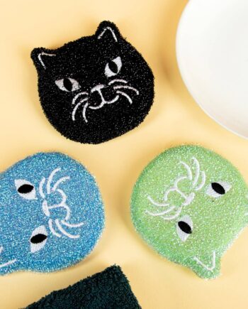 Dier afwassponsjes - Kat (set van 3)