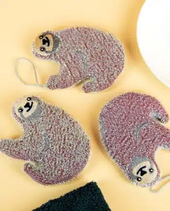 Dier afwassponsjes - Luiaard (set van 3)