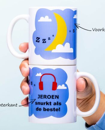 Gepersonaliseerde mok Snurken