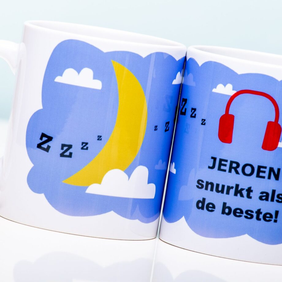 Gepersonaliseerde mok Snurken