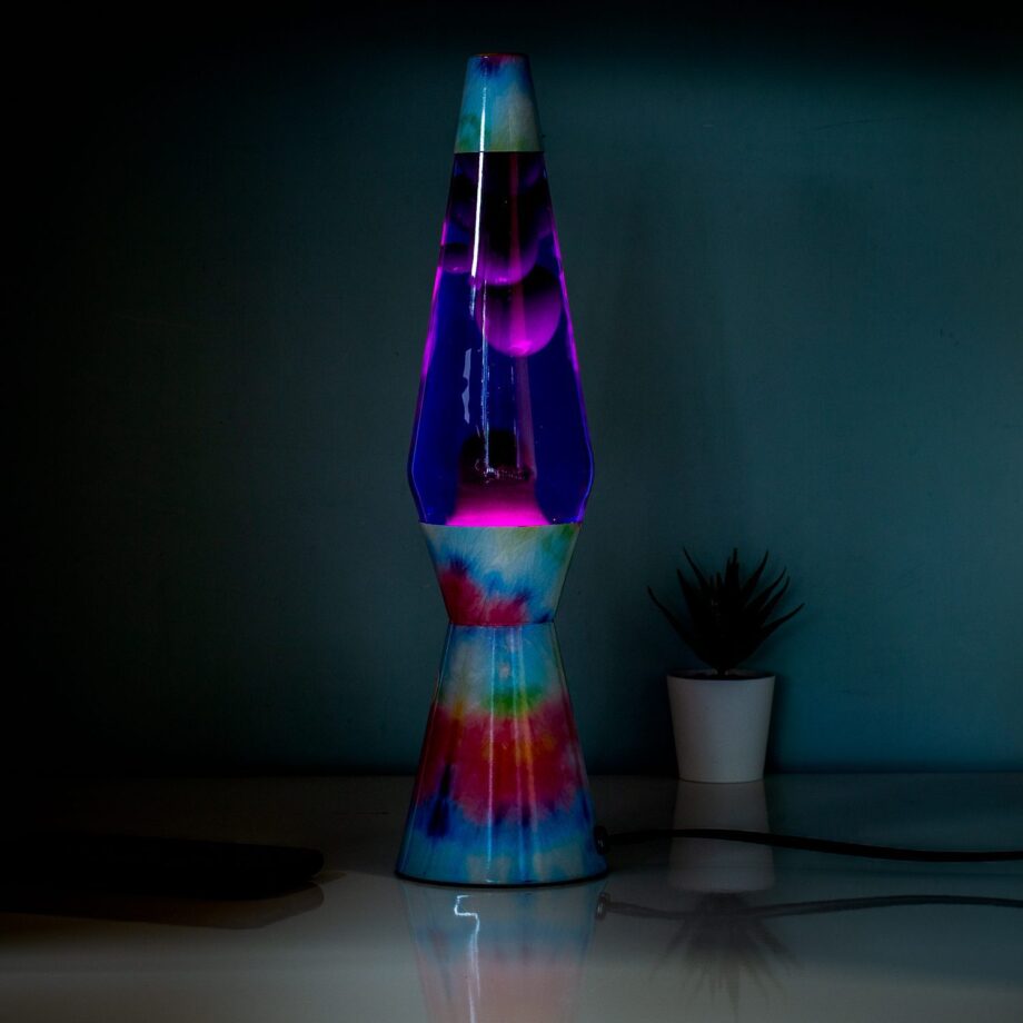 Tie dye bullet lavalamp