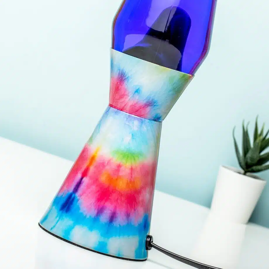 Tie dye bullet lavalamp