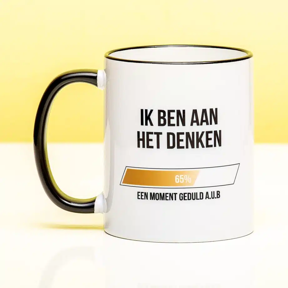 Ik ben aan het denken mok