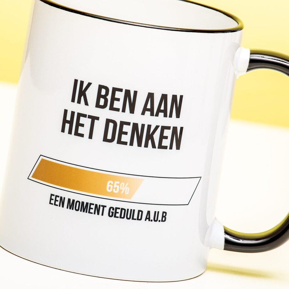 Ik ben aan het denken mok