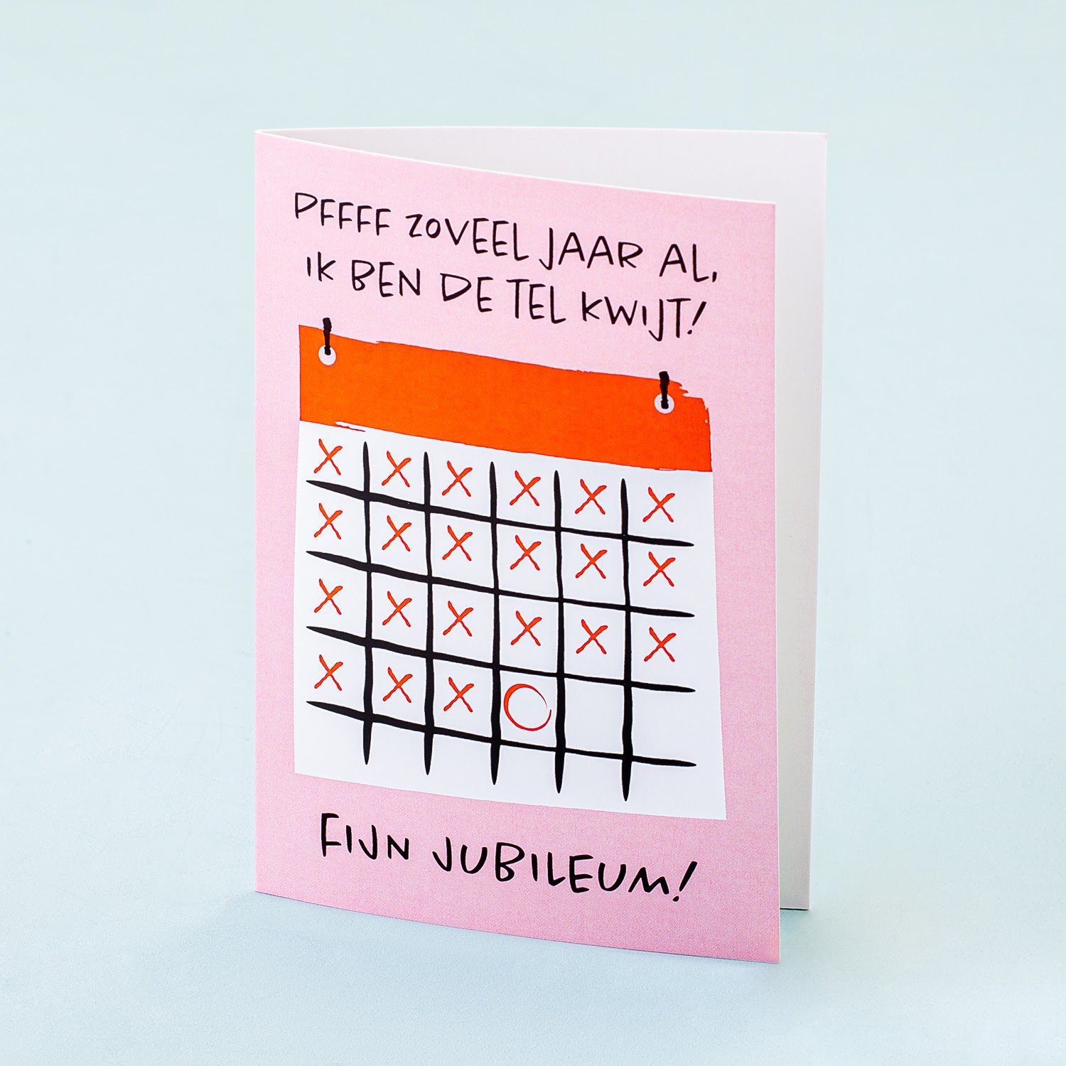 Wenskaart Jubileum Kalender