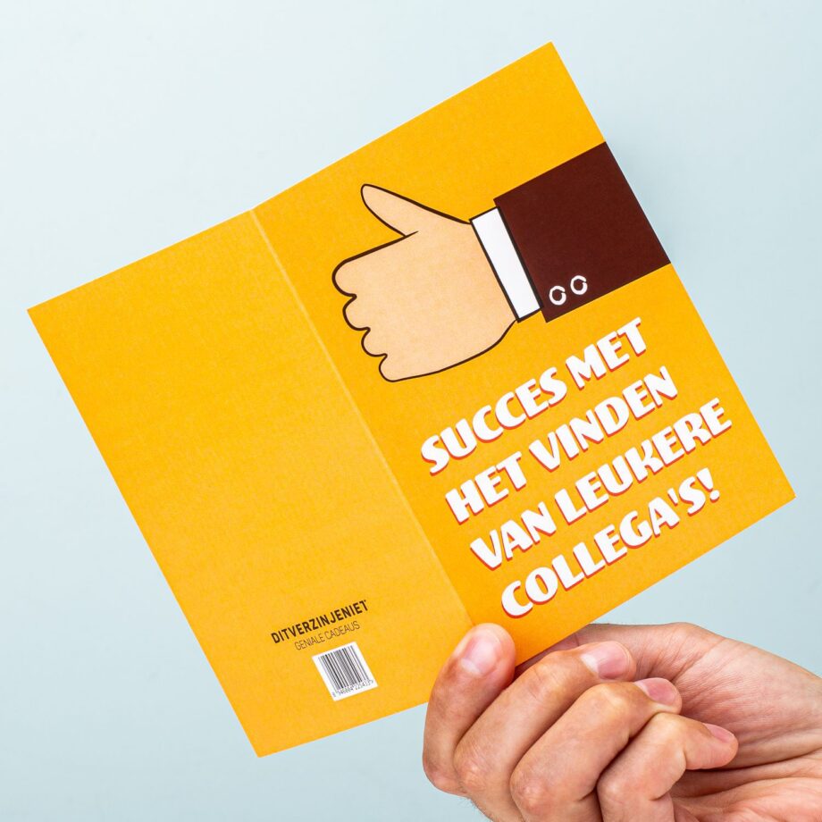 Wenskaart Collega nieuwe baan