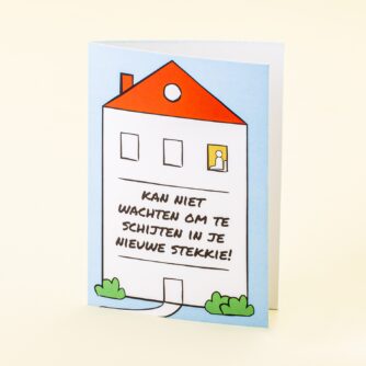 Wenskaart Nieuwe stekkie
