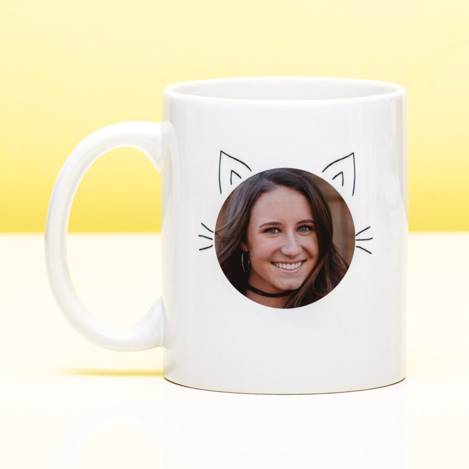 Gepersonaliseerde mok Crazy Cat Person