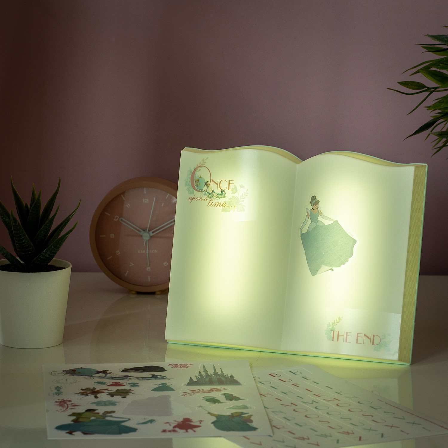 Disney Cinderella Boeklamp Disney Cinderella Boeklamp