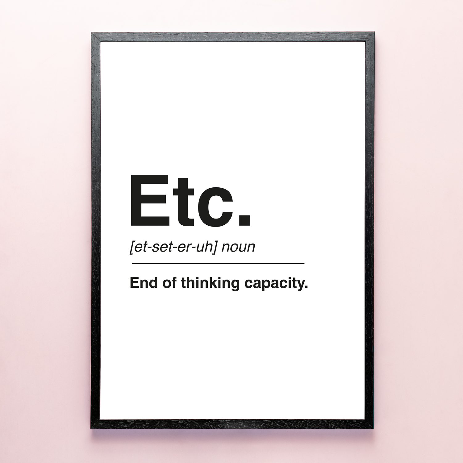 Poster Etc.