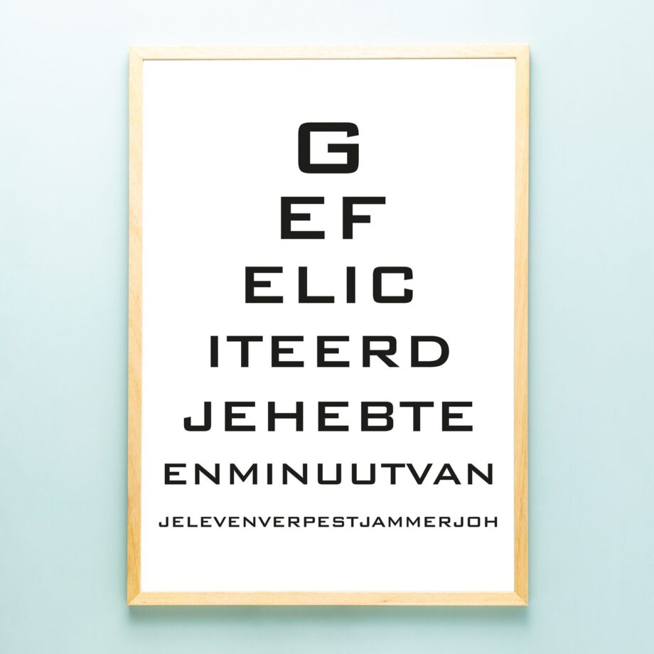 Poster Minuut van je leven verpest