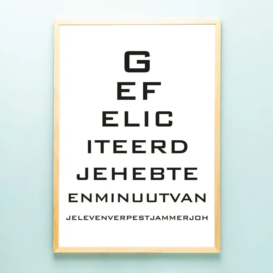 Poster Minuut van je leven verpest