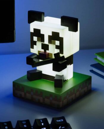 Minecraft Icon lamp - Panda