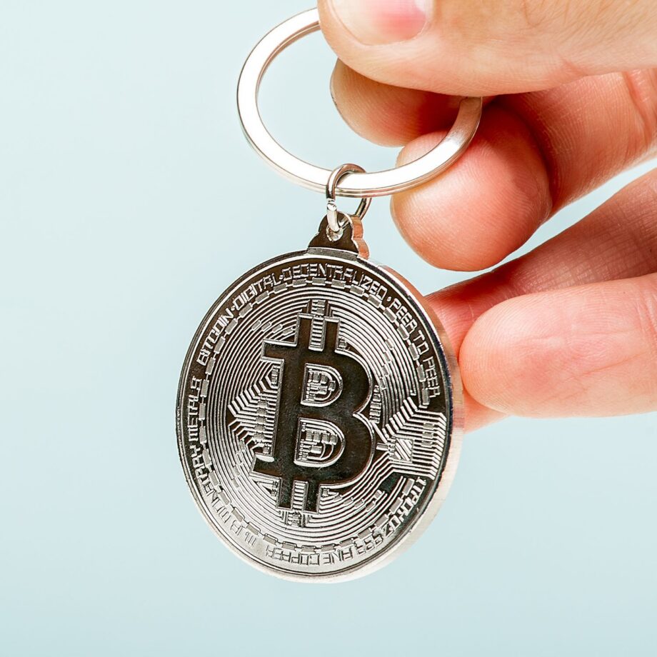 Bitcoin sleutelhanger
