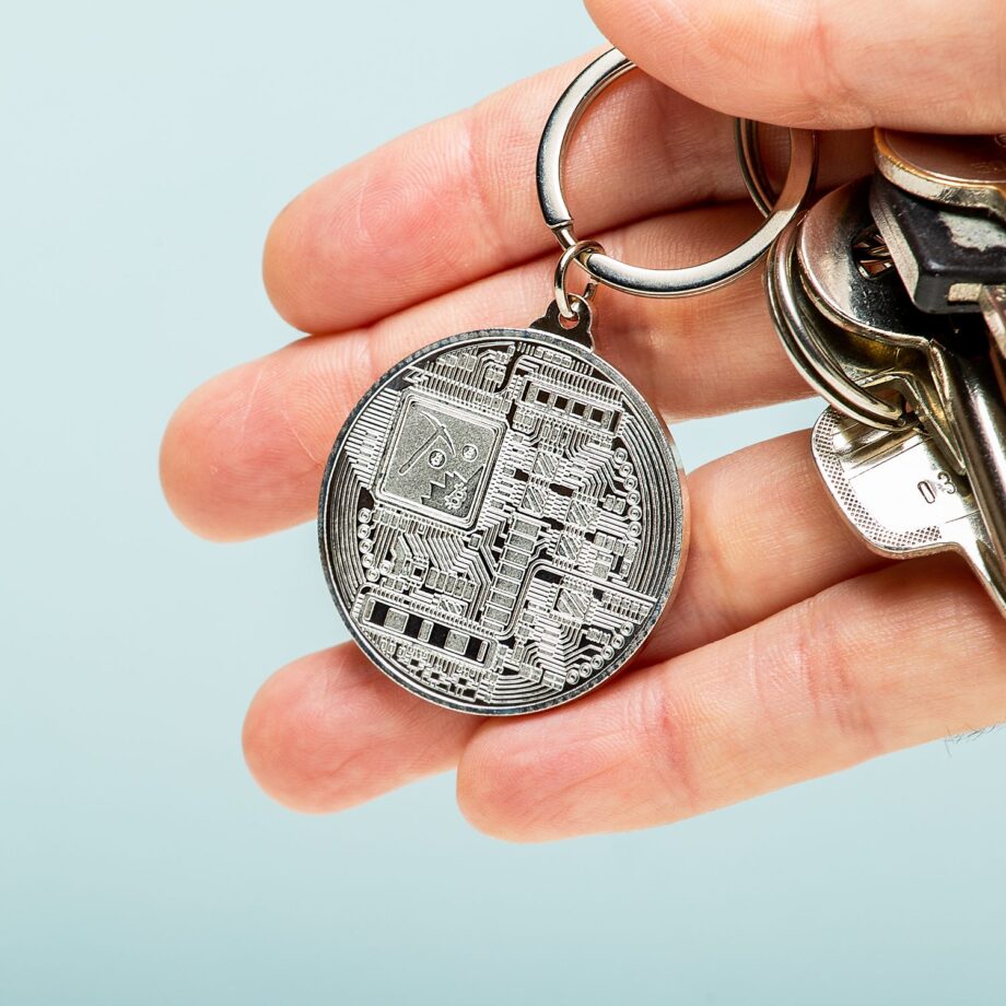 Bitcoin sleutelhanger
