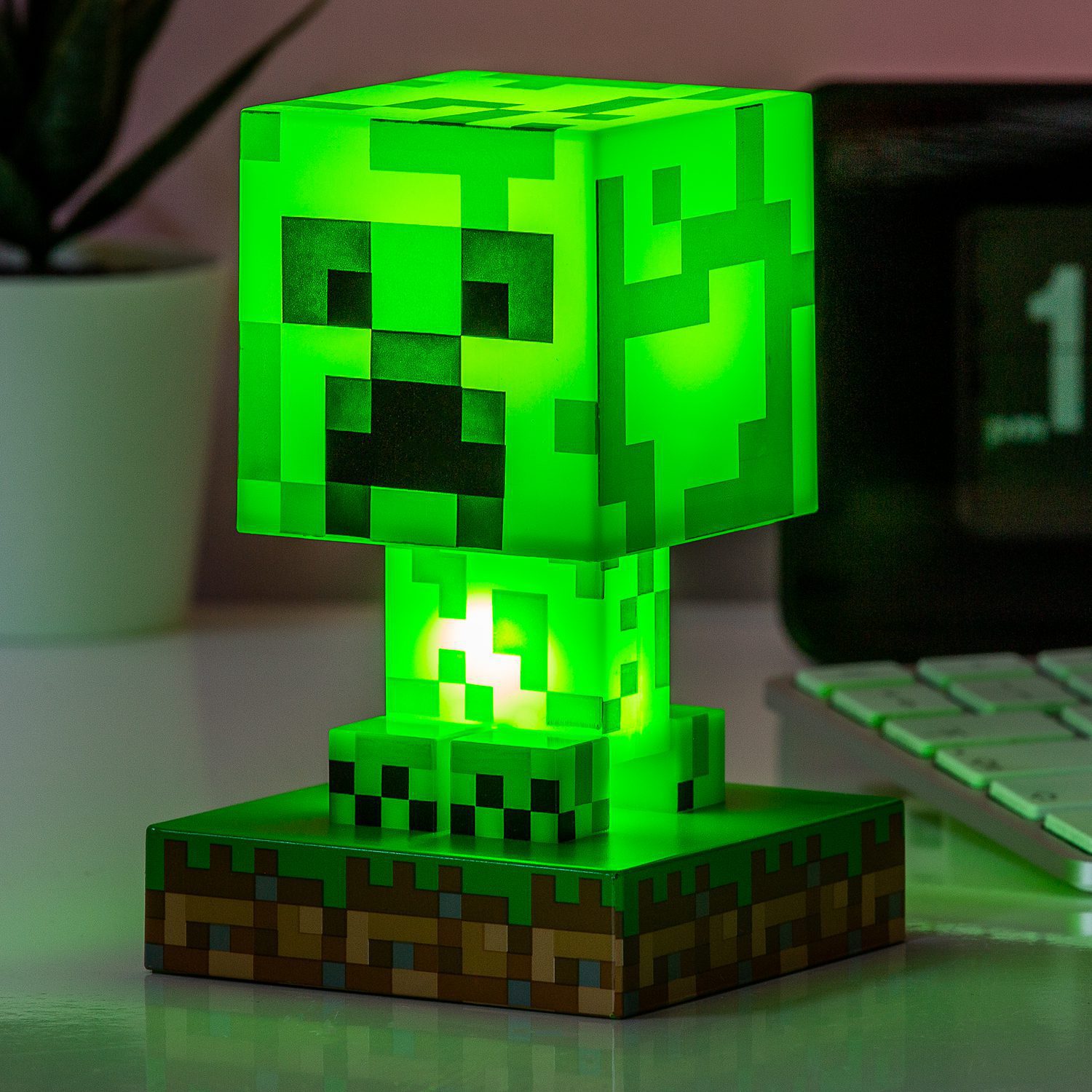 Minecraft Creeper Lampje - Met Benen Minecraft Creeper Lampje - Met Benen