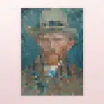 Poster Pixel schilderij - Van Gogh
